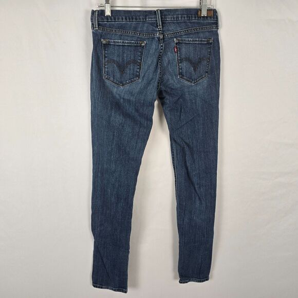 Levi's 421 Jeans Juniors - Women's 9 / 29 Blue Medium Wash Skinny Natural Fade - Picture 5 of 16